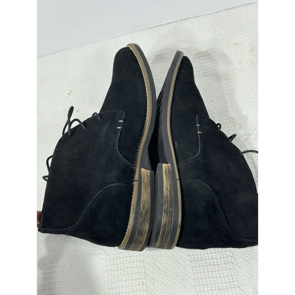BRUNO MARC‎ Men's Chukka Boots Size 10.5 Black Suede Leather